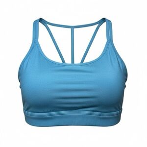 Alphalete Alphalux Tri Bra in Trident Blue Size Large